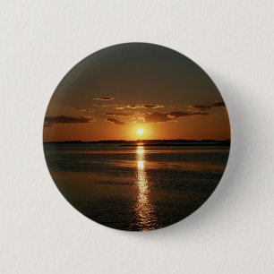 Badge Rond 5 Cm Coucher du soleil merveilleux