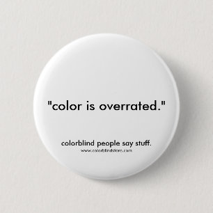 Badge Rond 5 Cm couleur daltonienne surestimée