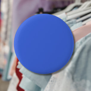 Badge Rond 5 Cm Couleur solide bleue royale Classique Élégant