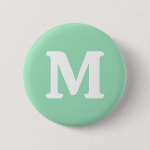 Badge Rond 5 Cm Couleur solide verte marine