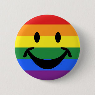 Badge Rond 5 Cm COULEURS DE DRAPEAU RAINBOUR vos idées