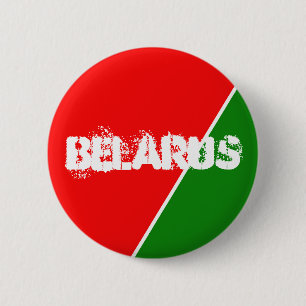 Badge Rond 5 Cm Couleurs du drapeau national biélorusse