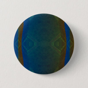 Badge Rond 5 Cm Couleurs foncées Bouton Abstrait Crystaline