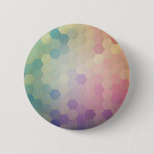 Badge Rond 5 Cm Couleurs pastel multi vintage motif grunge chic