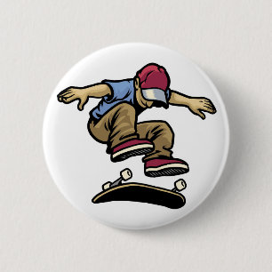 Badge Rond 5 Cm Coup de pied renversé