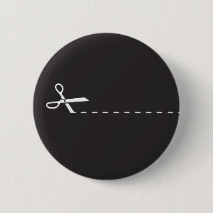 Badge Rond 5 Cm Coupe ici