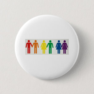 Badge Rond 5 Cm Couples heureux