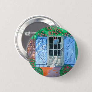 Badge Rond 5 Cm cour de ferme française