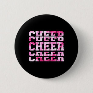 Badge Rond 5 Cm Courageuse de pom-pom girls mignonne équipe de cop