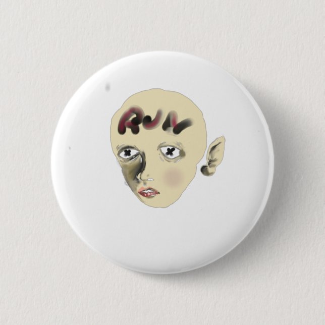 Badge Rond 5 Cm Course (Devant)
