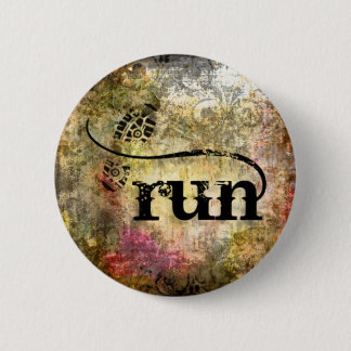 Badge Rond 5 Cm Course/coureur par des bijoux de Vetro