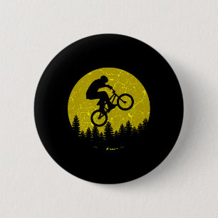 Badge Rond 5 Cm Course de BMX Freestyle Vélo Amour VTT