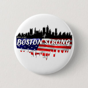 Badge Rond 5 Cm Course forte de Boston