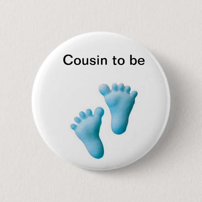 Badge Rond 5 Cm Cousin à être (Devant)