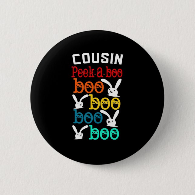 Badge Rond 5 Cm Cousin Bunny Jeu Pour La Nouveauté (Devant)