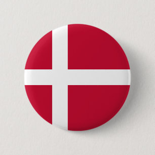 Badge Rond 5 Cm Coût bas ! Drapeau du Danemark
