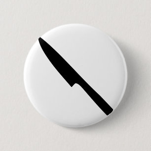 Badge Rond 5 Cm couteau de cuisine
