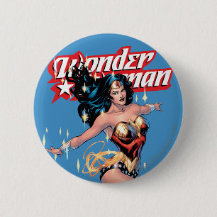 Badge Rond 5 Cm Couverture comique Wonder Woman