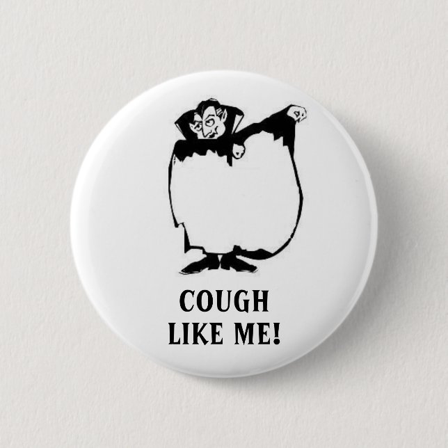 Badge Rond 5 Cm Couvrez votre toux (Devant)