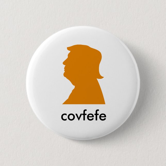 Badge Rond 5 Cm Covfefe ? (Devant)