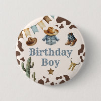 Cowboy Premier Rodéo Anniversaire Garçon