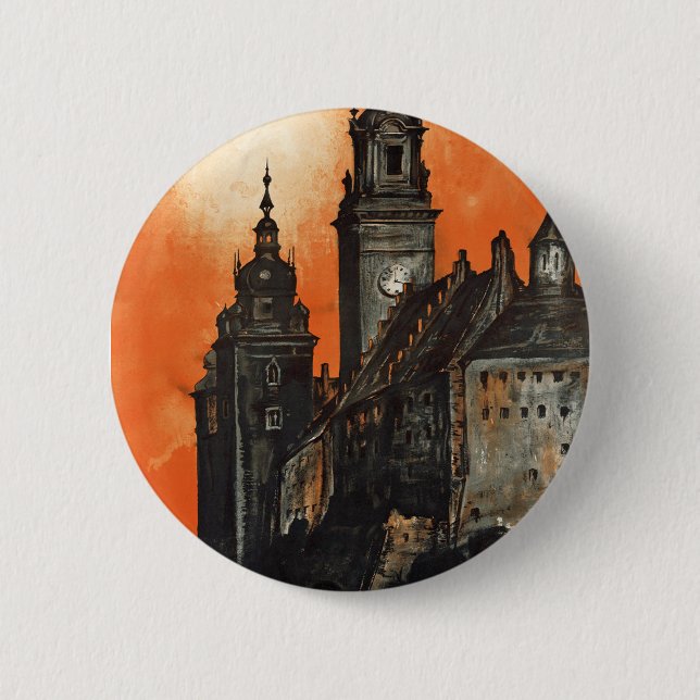 Badge Rond 5 Cm Cracovie (Devant)