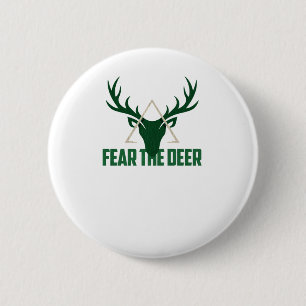 Badge Rond 5 Cm Craignez le cerf Buck 2 Basketball