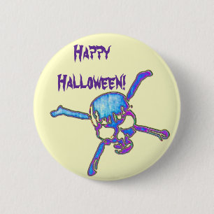 Badge Rond 5 Cm Crânes 6