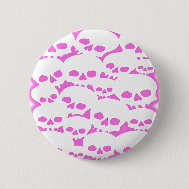 Badge Rond 5 Cm Crânes d'enfant de scène (Devant)