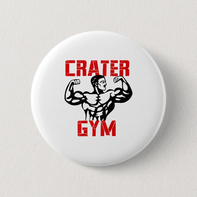 Badge Rond 5 Cm Crater Gym  (Devant)