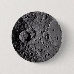Badge Rond 5 Cm Cratères lunaires Artemis II