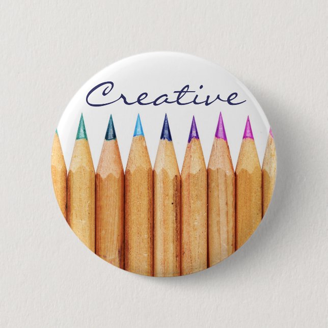 Badge Rond 5 Cm Créatif (Devant)