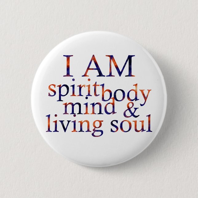 Badge Rond 5 Cm Créé dans son image Eng (Devant)