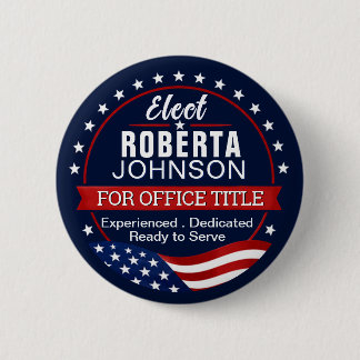 Badge Rond 5 Cm Créer un bouton politique d'élection personnalisé