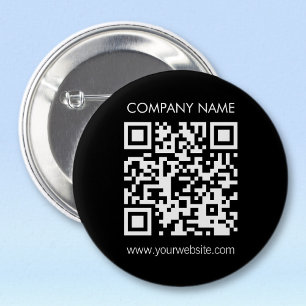 Badge Rond 5 Cm Créer un code QR instantanément Design simple mode