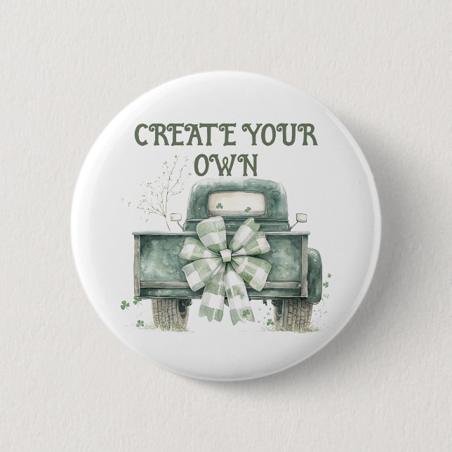 Badge Rond 5 Cm Créer votre propre Mariage (Devant)