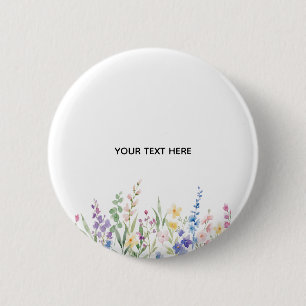 Badge Rond 5 Cm Créez votre propre bouton floral