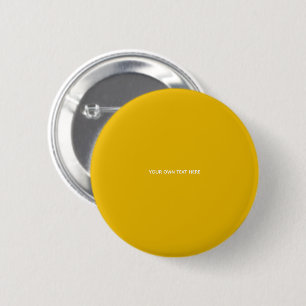 Badge Rond 5 Cm Créez Votre Propre Conception Personnalisée Jaune