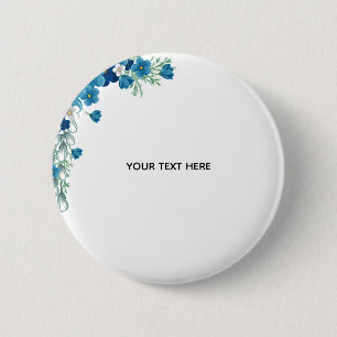 Badge Rond 5 Cm Créez Votre Propre Floral