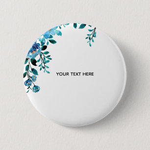 Badge Rond 5 Cm Créez Votre Propre Floral