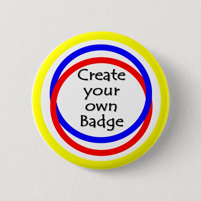 Badge Rond 5 Cm Créez votre propre insigne (Devant)