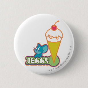Badge Rond 5 Cm Crème glacée de Jerry