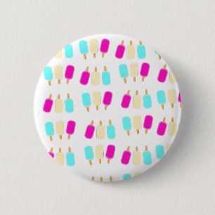 Badge Rond 5 Cm crème glglace trois couleurs
