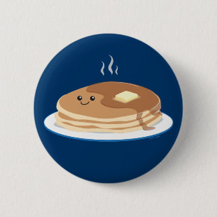 Badge Rond 5 Cm Crêpes