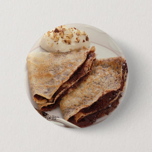 Badge Rond 5 Cm Crepes de dessert