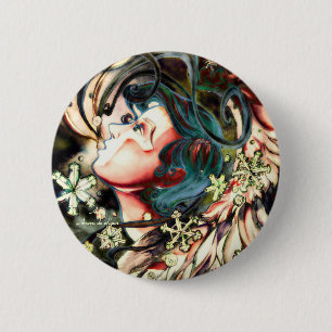 Badge Rond 5 Cm Crépuscule de plan rapproché de Gabriel