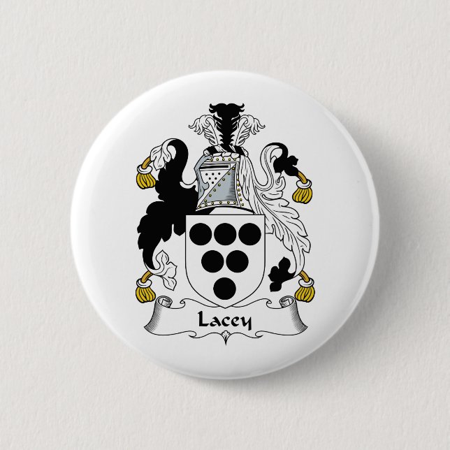 Badge Rond 5 Cm Crête de dentelle de famille (Devant)
