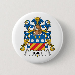 Badge Rond 5 Cm Crête de famille de ballet