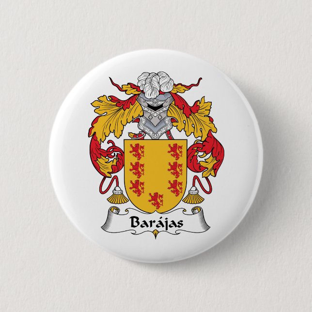Badge Rond 5 Cm Crête de famille de Barajas (Devant)