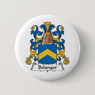 Badge Rond 5 Cm Crête de famille de Belanger